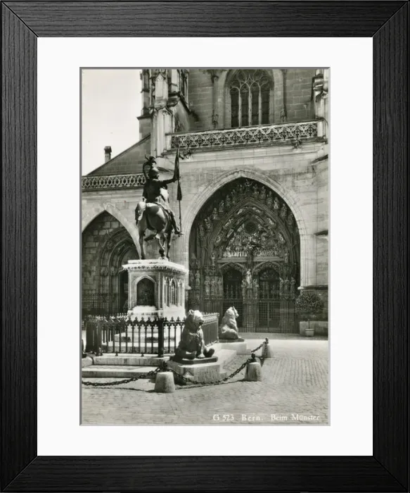Framed Print : Bern, Switzerland - Bern Minster Framed Print : Bern, Switzerland - Bern Minster