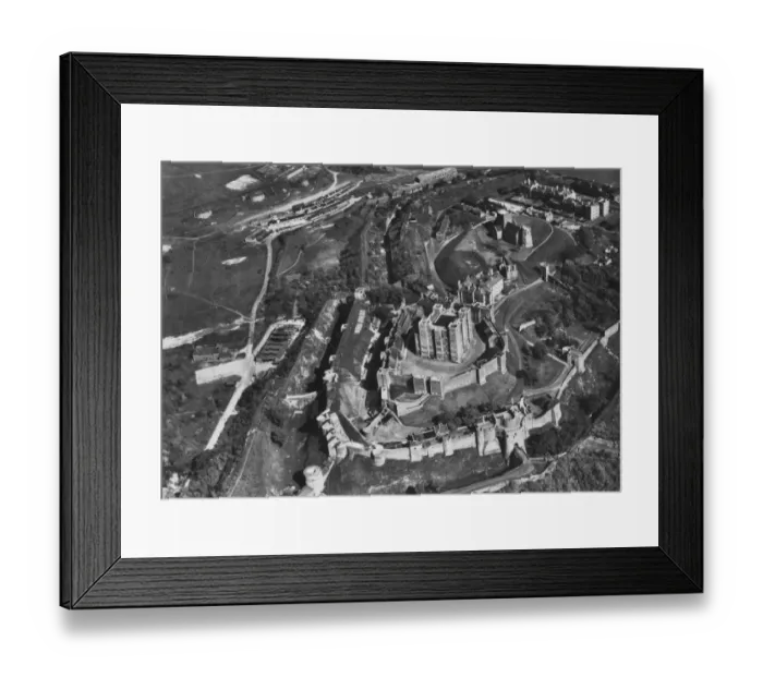 Framed Print : Dover Castle, Kent - Aerial View Framed Print : Dover Castle, Kent - Aerial View
