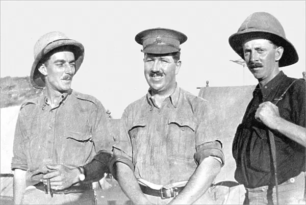 Lt Browning, Major Kinloch and Dr Francis Brett Young