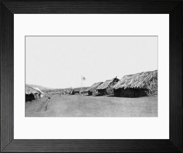Framed Print : Field hospital at Bura Camp, Kenya, WW1 Framed Print : Field hospital at Bura Camp, Kenya, WW1