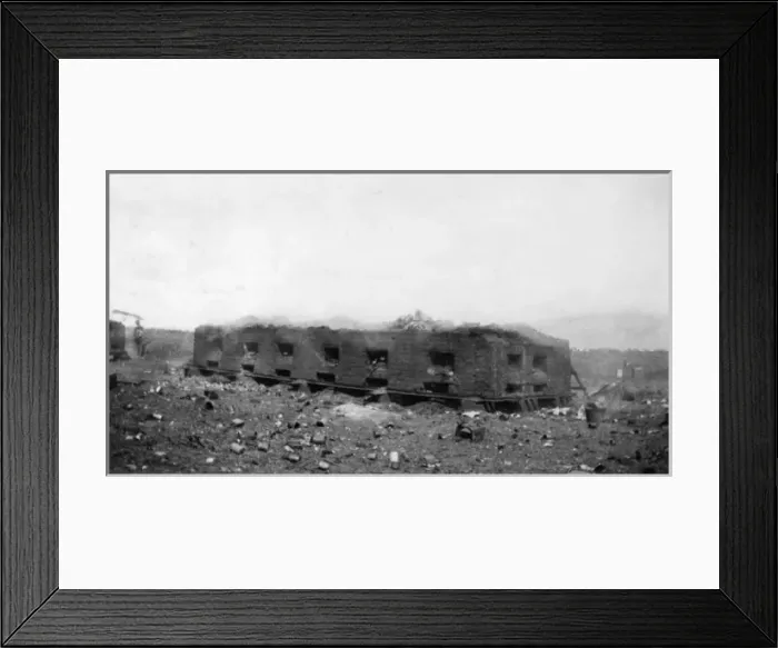 Framed Print : Refuse left by departing troops, Maktau Camp, Kenya, WW1 Framed Print : Refuse left by departing troops, Maktau Camp, Kenya, WW1