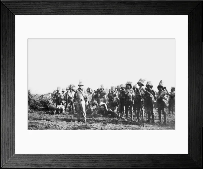 Framed Print : Ambulance team near Salaita, German East Africa, WW1 Framed Print : Ambulance team near Salaita, German East Africa, WW1