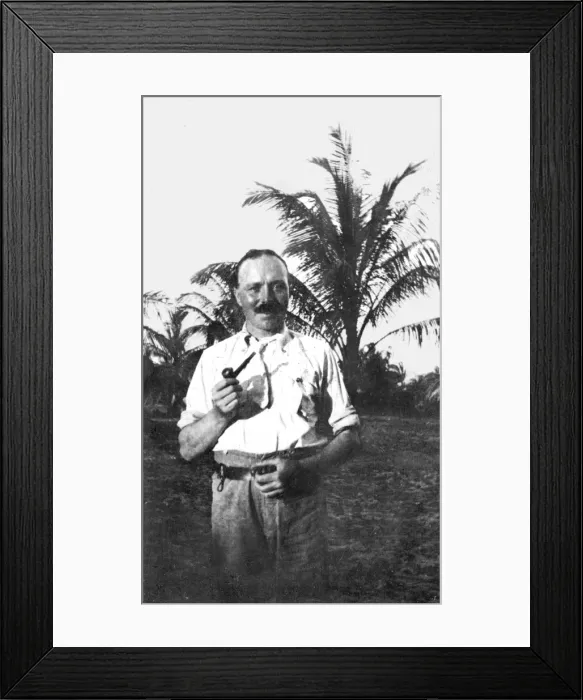 Framed Print : Major McGillivray, 2CFA, Dar es Salaam, East Africa, WW1 Framed Print : Major McGillivray, 2CFA, Dar es Salaam, East Africa, WW1