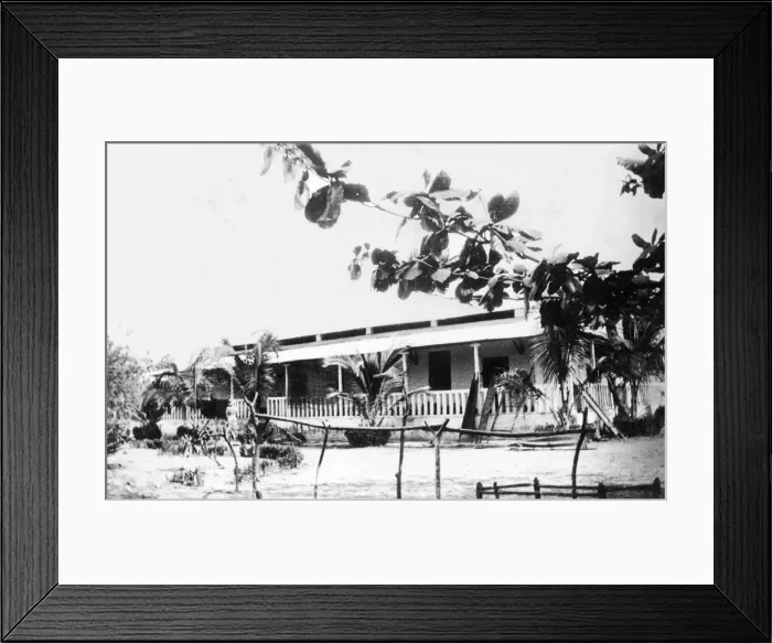 Framed Print : Schaedels Farm, near Lindi, East Africa, WW1 Framed Print : Schaedels Farm, near Lindi, East Africa, WW1