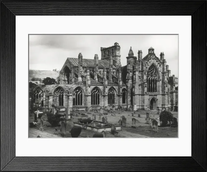 Framed Print : St Marys Abbey, Melrose, Roxburghshire, Scotland Framed Print : St Marys Abbey, Melrose, Roxburghshire, Scotland