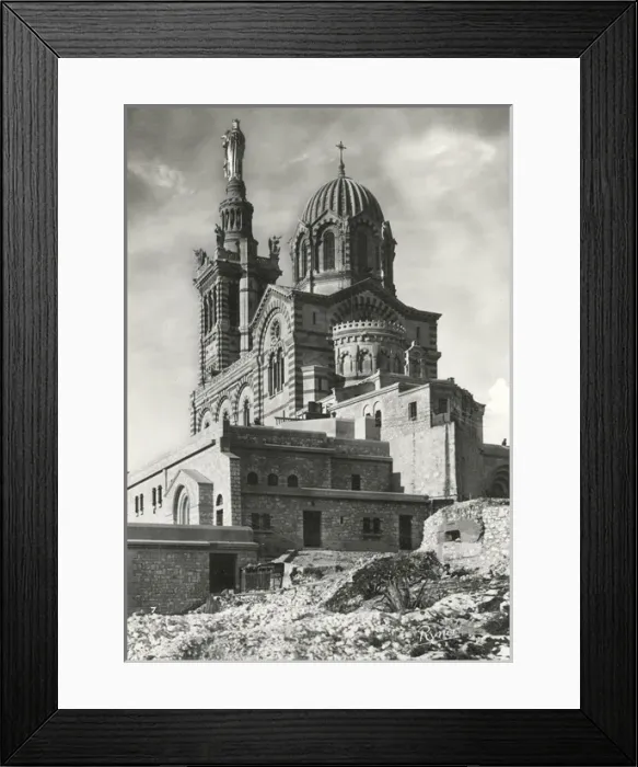 Framed Print : Basilique de Notre Dame de la Garde - Marseille, France Framed Print : Basilique de Notre Dame de la Garde - Marseille, France