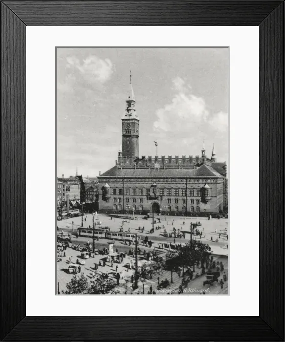 Framed Print : The Town Hall, Copenhagen, Denmark Framed Print : The Town Hall, Copenhagen, Denmark
