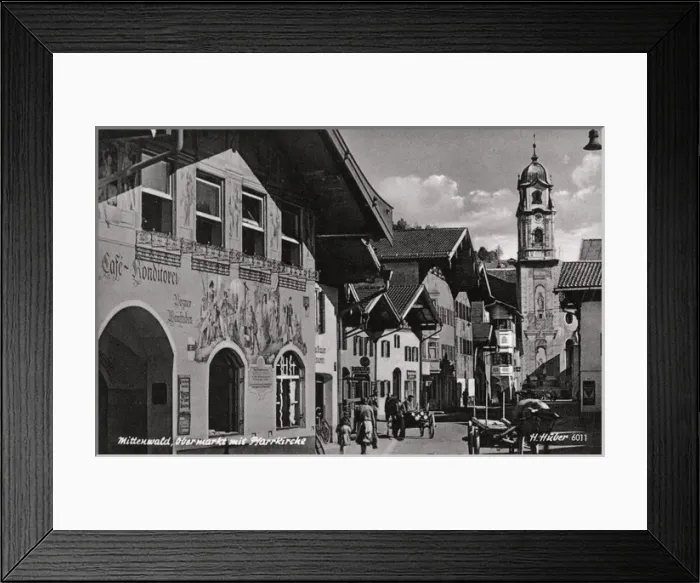 Framed Print : Mittenwald, Bavaria, Germany Framed Print : Mittenwald, Bavaria, Germany