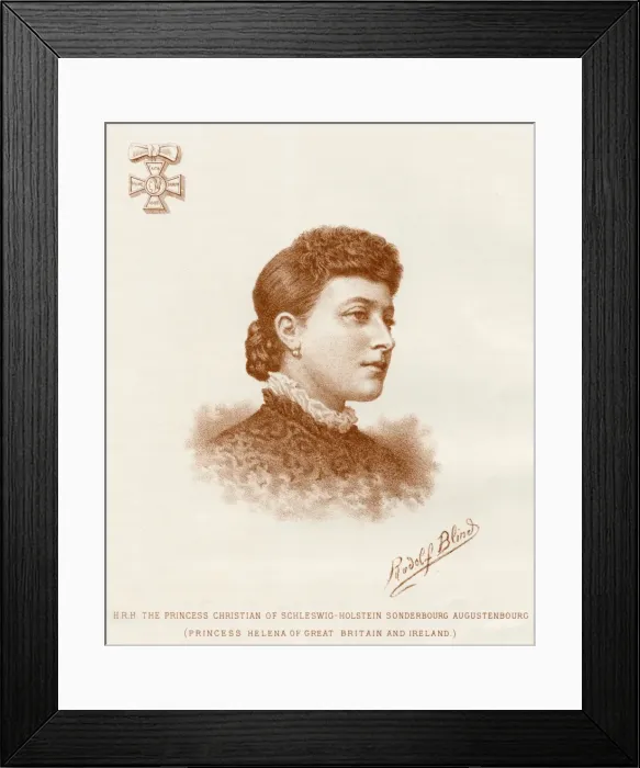 Framed Print : Helena Augusta Victoria - Princess of Schleswig-Holstein Framed Print : Helena Augusta Victoria - Princess of Schleswig-Holstein