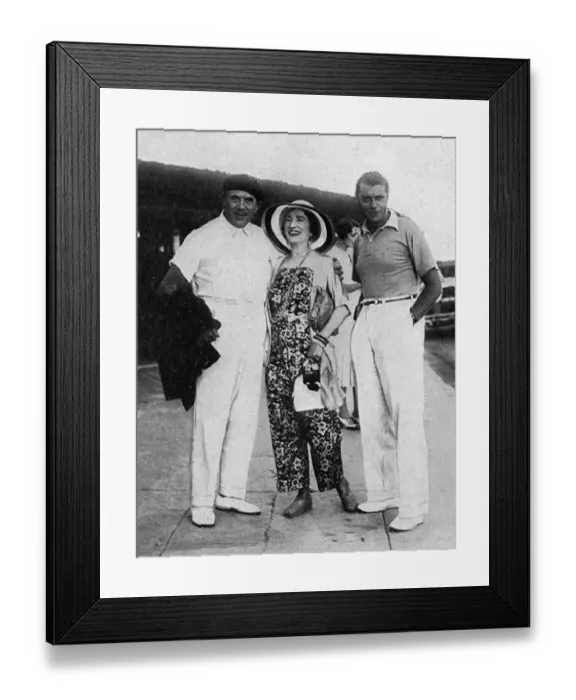 Framed Print : Tito Ruffo, Ethel Levey & Peppie D Albro at Cannes Framed Print : Tito Ruffo, Ethel Levey & Peppie D Albro at Cannes