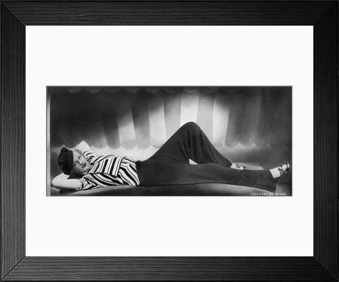 Framed Print : Beach pyjamas from Swan and Edgar Framed Print : Beach pyjamas from Swan and Edgar