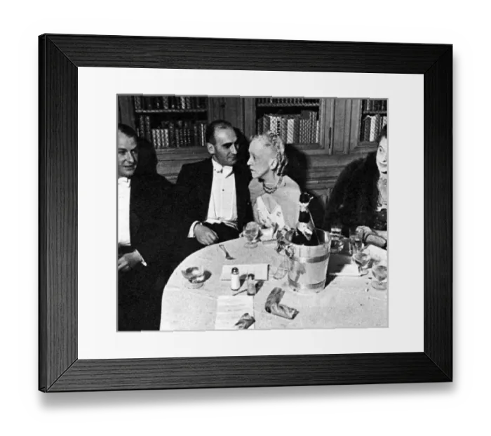 Framed Print : Lady Mendl at her circus party at Versailles Framed Print : Lady Mendl at her circus party at Versailles