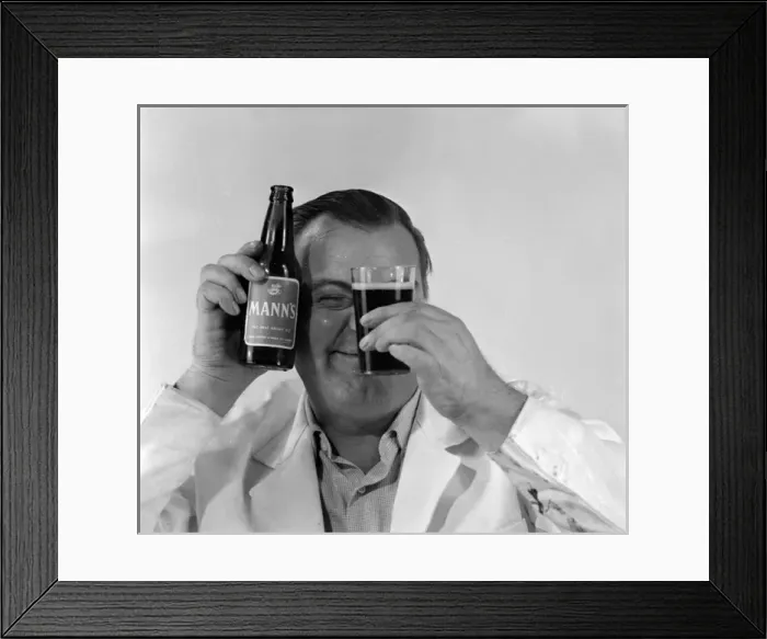 Framed Print : Advertisement for Manns brown ale Framed Print : Advertisement for Manns brown ale