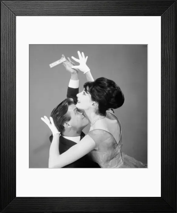 Framed Print : Advertisement for Crunchie Bar Framed Print : Advertisement for Crunchie Bar