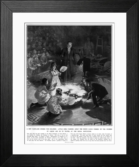 Framed Print : Royal Institution Christmas Lecture - H H Turner Framed Print : Royal Institution Christmas Lecture - H H Turner