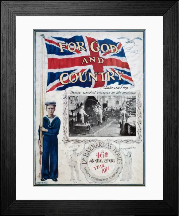 Framed Print : Barnardos Annual Report Cover Framed Print : Barnardos Annual Report Cover