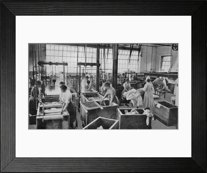 Framed Print : Barnardos Barkingside Laundry Framed Print : Barnardos Barkingside Laundry