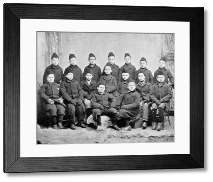 Framed Print : Barnardos Boys about to go west Framed Print : Barnardos Boys about to go west