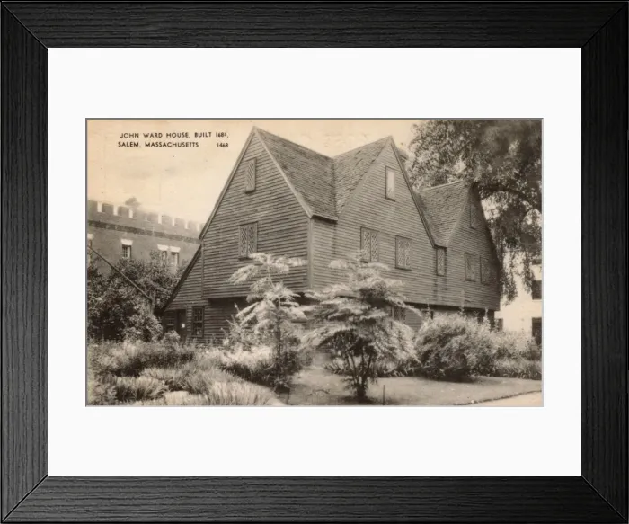 Framed Print : John Ward House, Salem, Massachusetts Framed Print : John Ward House, Salem, Massachusetts