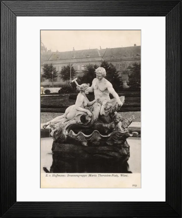 Framed Print : Maria Theresien-Platz, Vienna, Austria - Tritons and Naiads Framed Print : Maria Theresien-Platz, Vienna, Austria - Tritons and Naiads