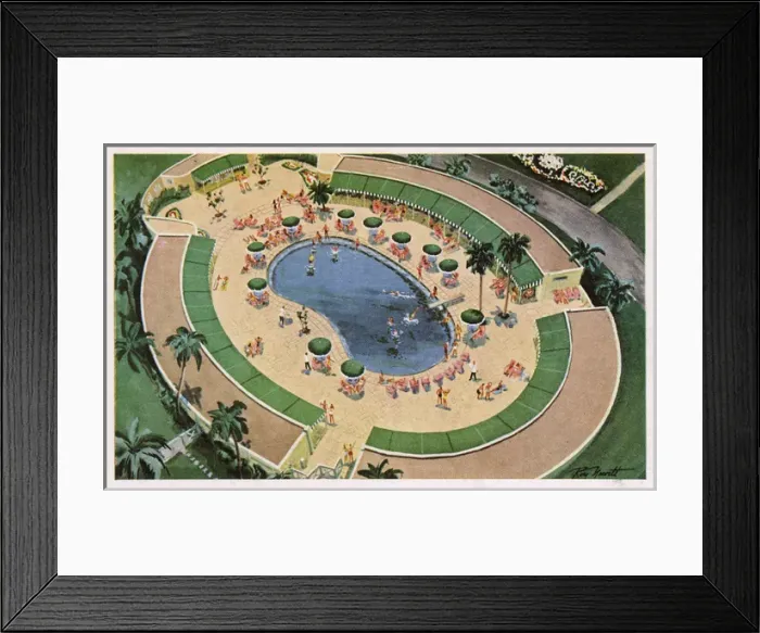 Framed Print : Cabana Sun Club and Swimming Pool - Havana, Cuba Framed Print : Cabana Sun Club and Swimming Pool - Havana, Cuba