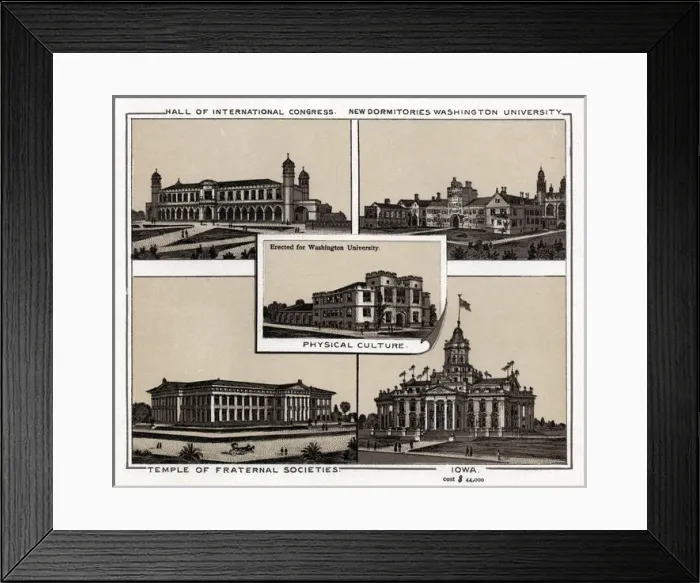 Framed Print : St. Louis World Fair, Missouri, USA Framed Print : St. Louis World Fair, Missouri, USA