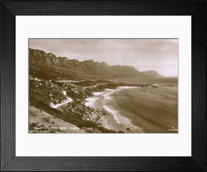 Framed Print : Clifton on Sea, Cape Town, South Africa Framed Print : Clifton on Sea, Cape Town, South Africa