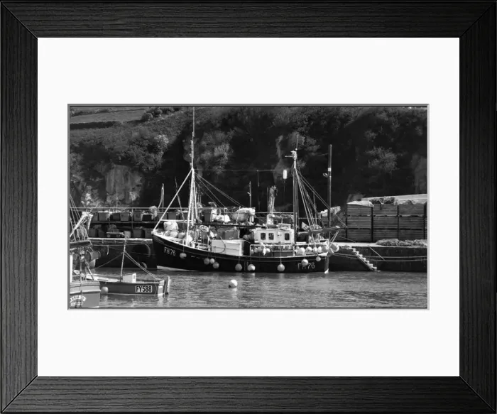 Framed Print : Fishing boat Mevagissey Cornwall UK Framed Print : Fishing boat Mevagissey Cornwall UK