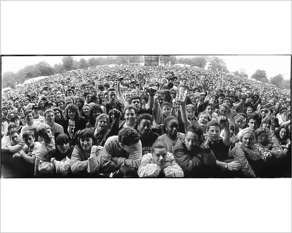 A crowd at a rock concert - UB40