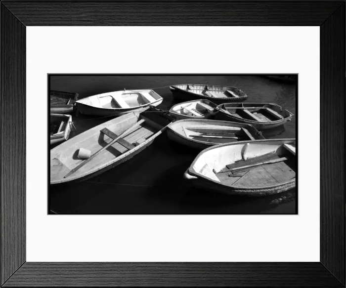 Framed Print : Boats in Mevagissey Harbour, Cornwall Framed Print : Boats in Mevagissey Harbour, Cornwall