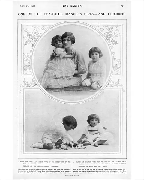 Lady Elcho and her children