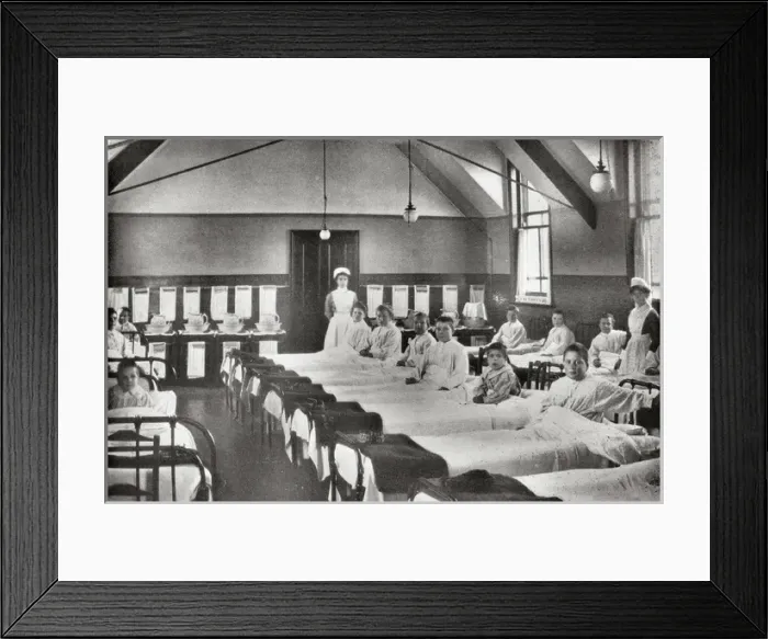 Framed Print : Coventry Girls Industrial School Dormitory Framed Print : Coventry Girls Industrial School Dormitory