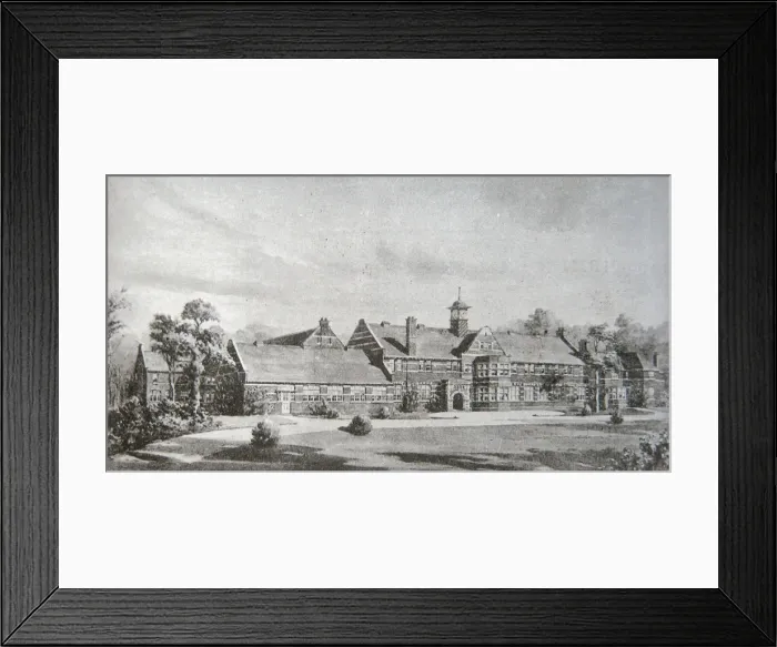 Framed Print : Harborne Industrial School, Birmingham Framed Print : Harborne Industrial School, Birmingham