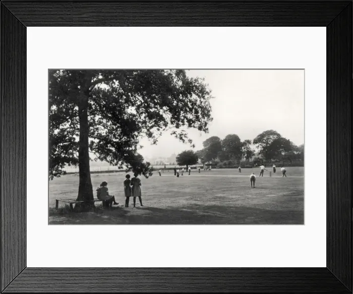 Framed Print : Josiah Mason Orphanage, Birmingham - Cricket Match Framed Print : Josiah Mason Orphanage, Birmingham - Cricket Match