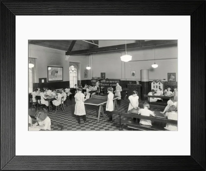 Framed Print : Josiah Mason Orphanage, Birmingham - Recreation Room Framed Print : Josiah Mason Orphanage, Birmingham - Recreation Room