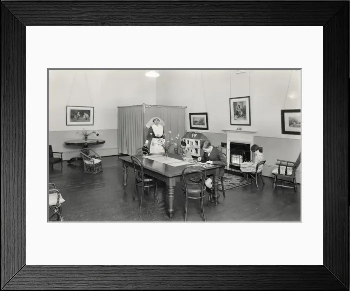Framed Print : Josiah Mason Orphanage, Birmingham - Sick Room Framed Print : Josiah Mason Orphanage, Birmingham - Sick Room