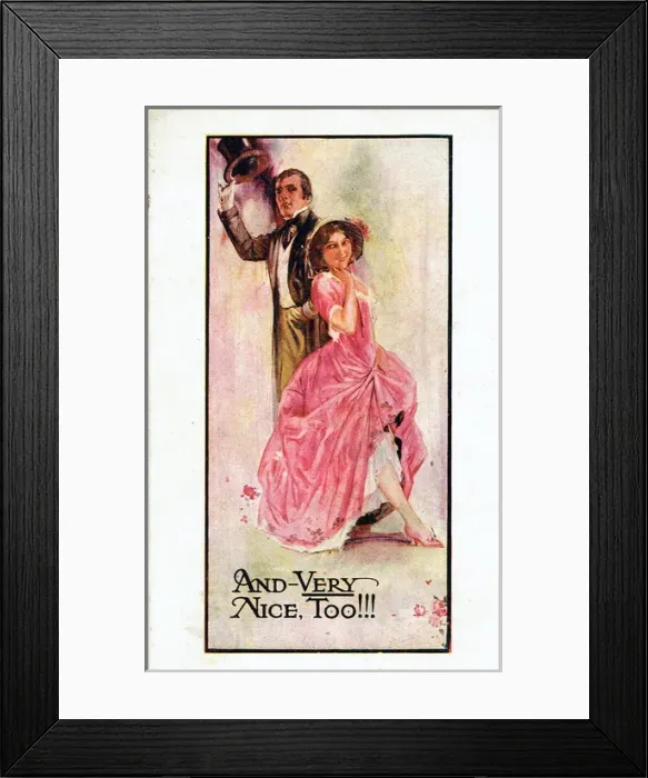 Framed Print : And Very Nice Too!!! a revue by Austen Hurgon Framed Print : And Very Nice Too!!! a revue by Austen Hurgon