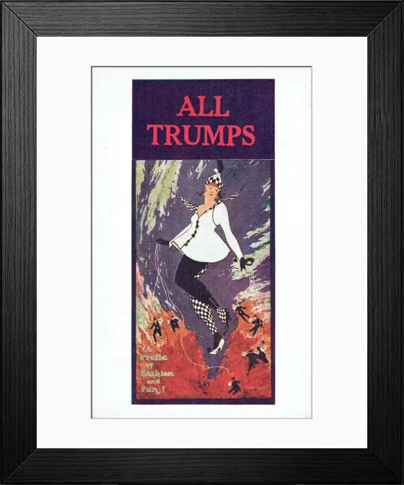 Framed Print : All Trumps, revue by John P Harrington and Harry Lane Framed Print : All Trumps, revue by John P Harrington and Harry Lane