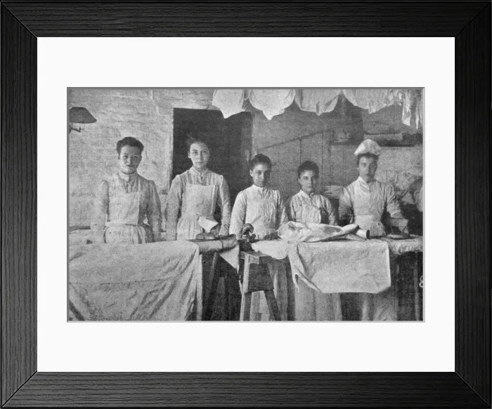 Framed Print : Waifs and Strays Society Industrial Home, Fareham - Laundry Framed Print : Waifs and Strays Society Industrial Home, Fareham - Laundry