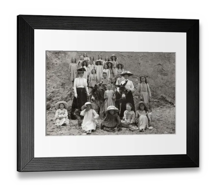 Framed Print : Waifs and Strays Society - Girls from Clarendon Street Home Framed Print : Waifs and Strays Society - Girls from Clarendon Street Home
