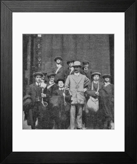 Framed Print : Waifs and Strays Society Part of Second Emigration Party to Framed Print : Waifs and Strays Society Part of Second Emigration Party to