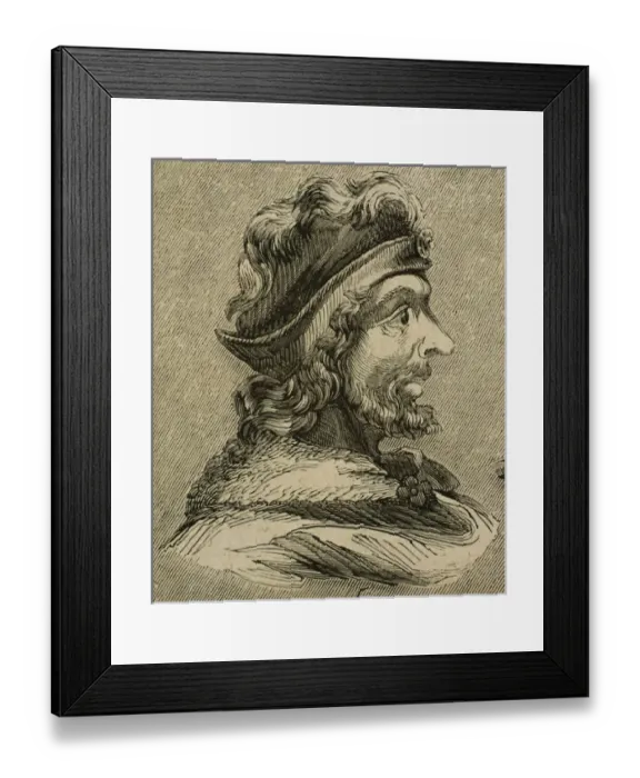 Framed Print : Theudis. King of the Visigoths in Hispania from 531-548 Framed Print : Theudis. King of the Visigoths in Hispania from 531-548