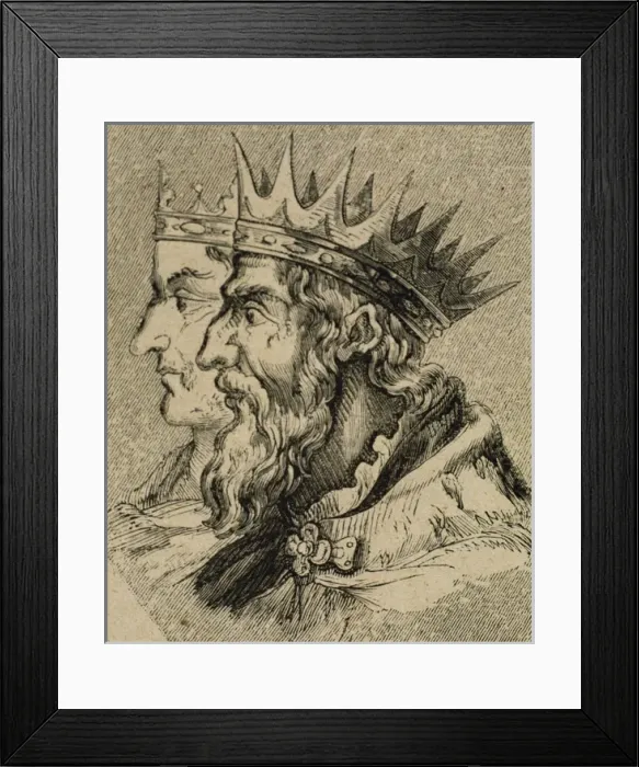 Framed Print : Liuvigild (525-586). Visigothic King Framed Print : Liuvigild (525-586). Visigothic King