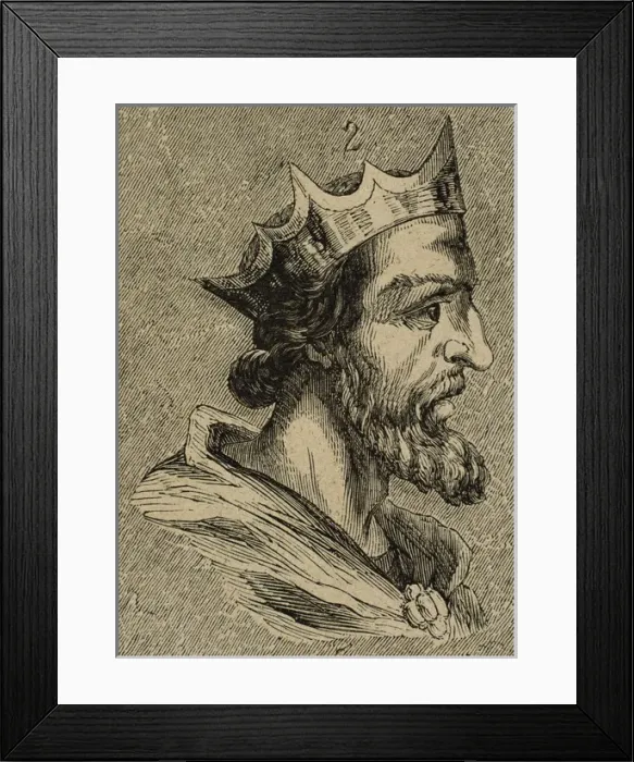 Framed Print : Suintila (588-633 / 635). Visigothic King Framed Print : Suintila (588-633 / 635). Visigothic King