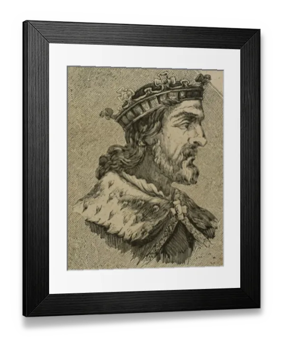Framed Print : Chindasuinth (563-653). Visigothic King Framed Print : Chindasuinth (563-653). Visigothic King