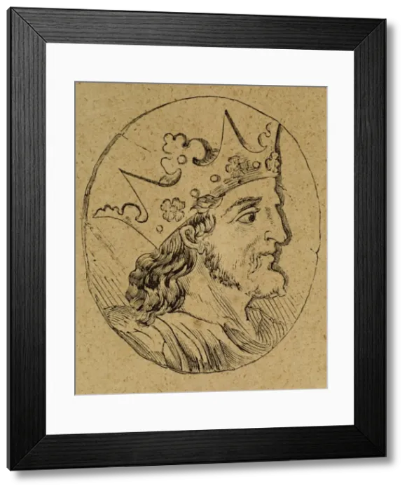 Framed Print : Bermudo II (956999), called the Gouty. King of Galicia Framed Print : Bermudo II (956999), called the Gouty. King of Galicia