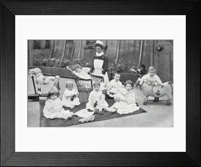 Framed Print : Roof of Her Majestys Hospital, Barnardos Home, Stepney Cau Framed Print : Roof of Her Majestys Hospital, Barnardos Home, Stepney Cau