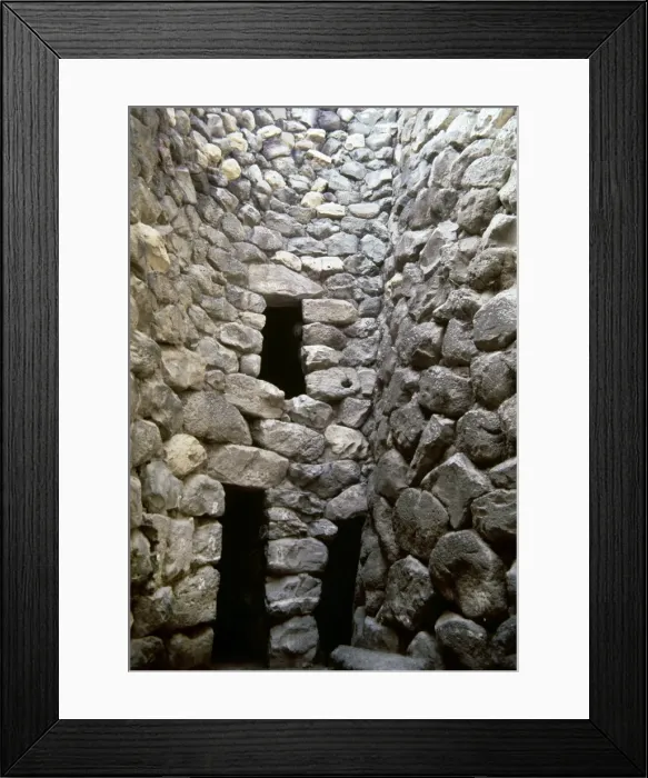 Framed Print : Italy. Sardinia. Nuraghe monument (1200-500 BC). From Barumi Framed Print : Italy. Sardinia. Nuraghe monument (1200-500 BC). From Barumi