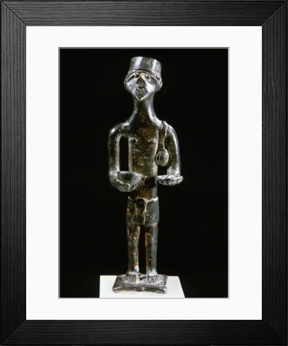Framed Print : Italy. Sardinia. Nuragic civilization. Figurine bidderentury Framed Print : Italy. Sardinia. Nuragic civilization. Figurine bidderentury