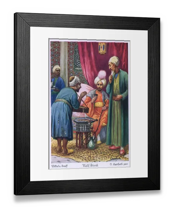 Framed Print : Caliph Stork, an eastern tale Framed Print : Caliph Stork, an eastern tale
